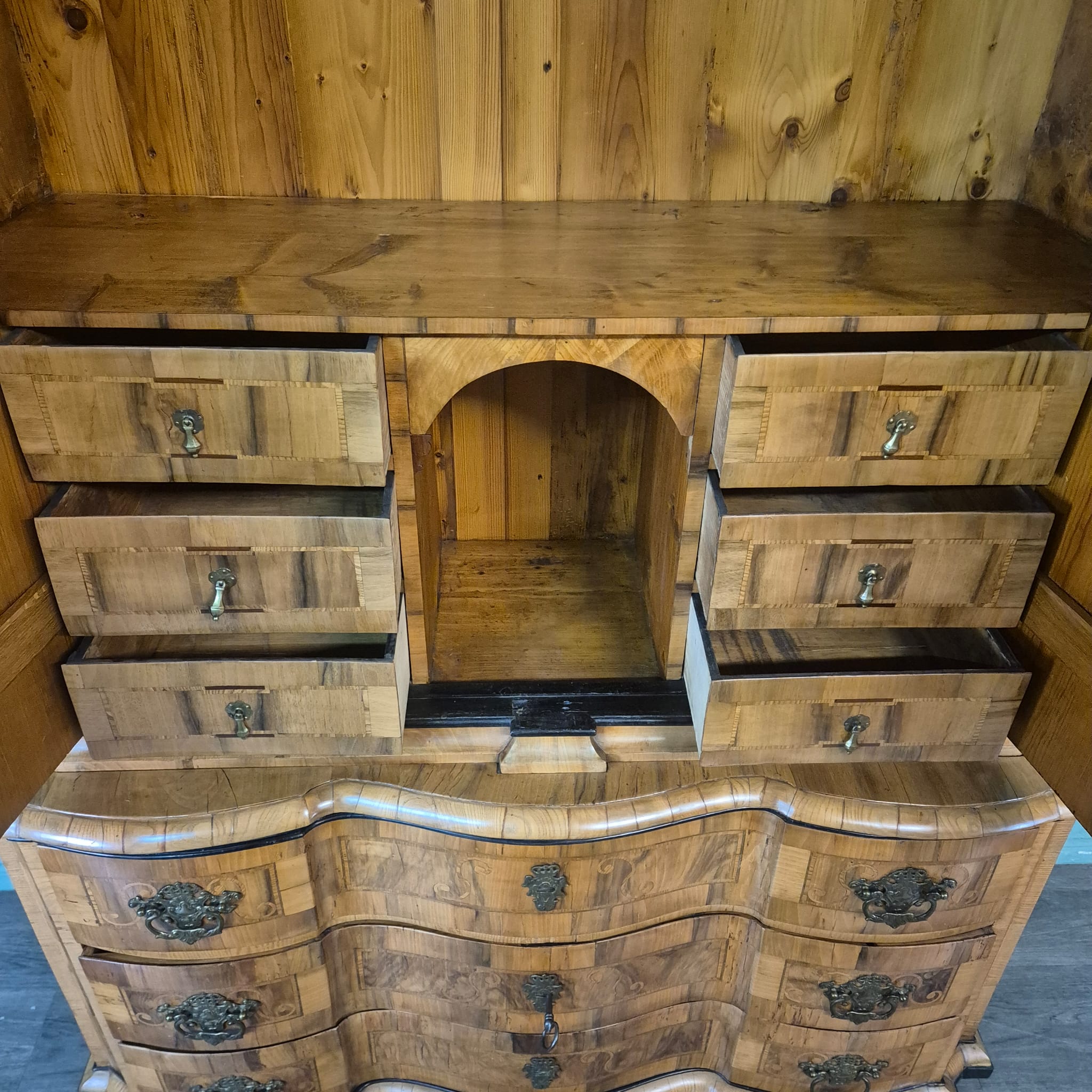 Secretary Barok 1770 Walnut - Image 20