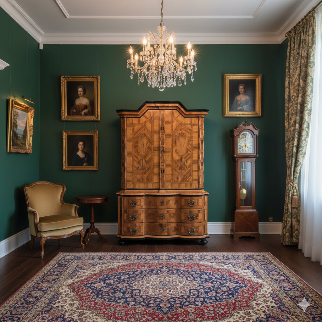 Secretary Barok 1770 Walnut - Image 2