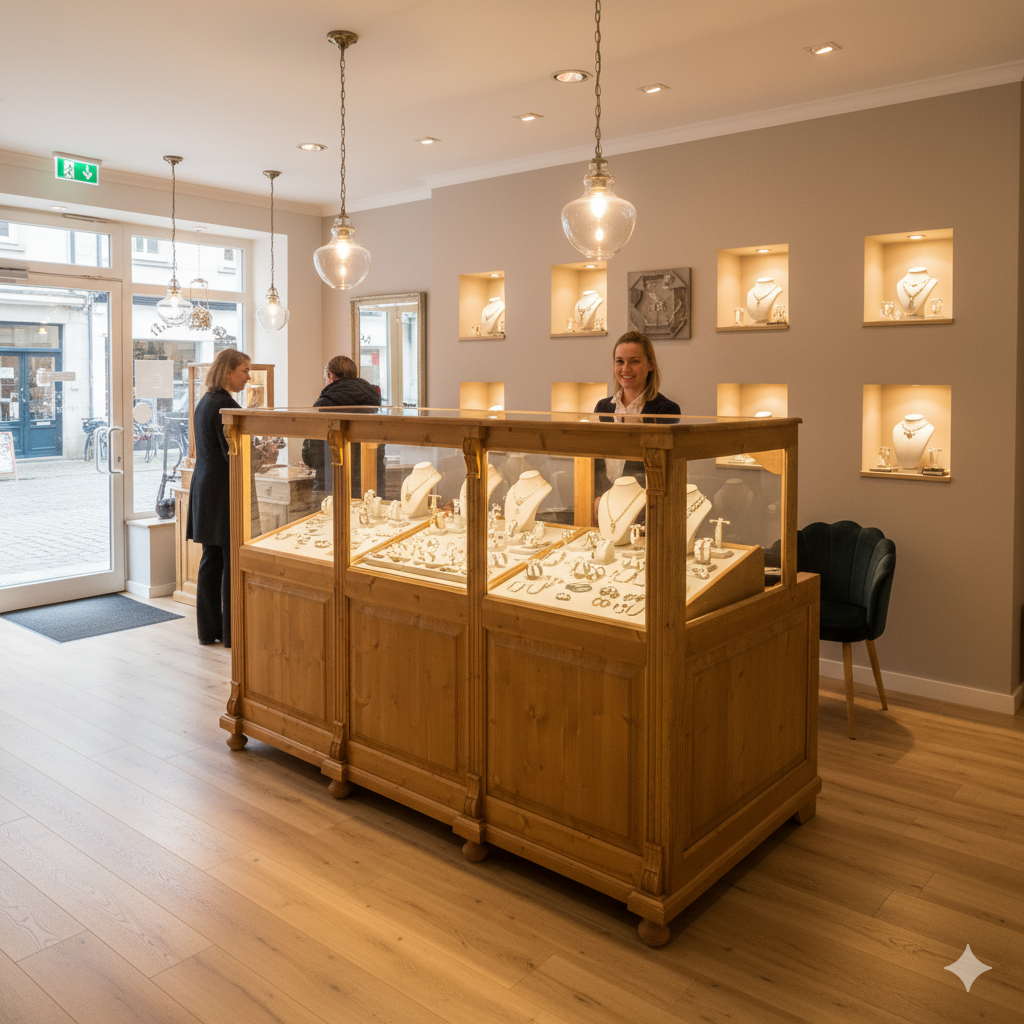 Counter with display case 2,04 m - Image 2
