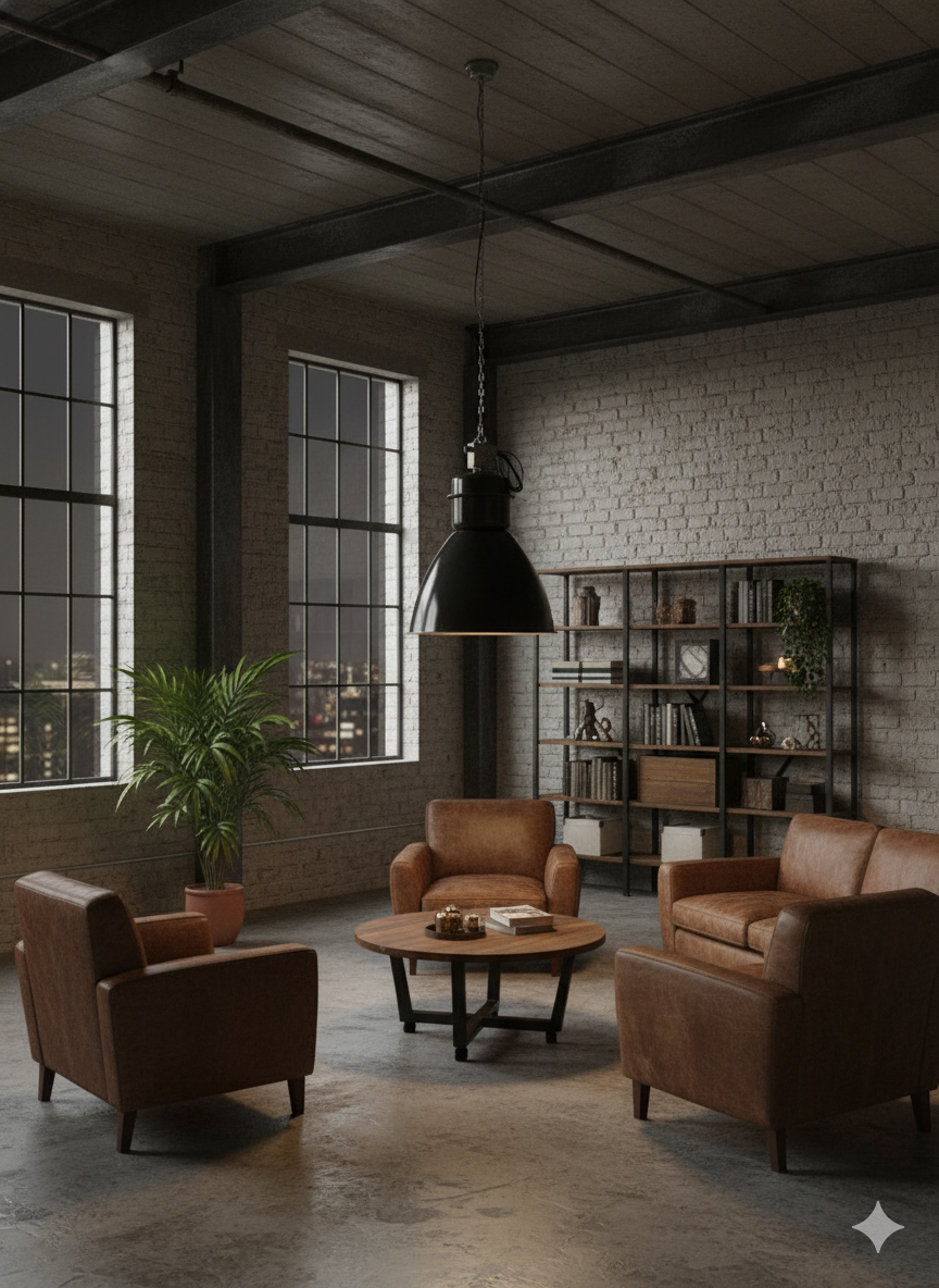 Industrial Lamp Black Ø 0.51 m - Image 2