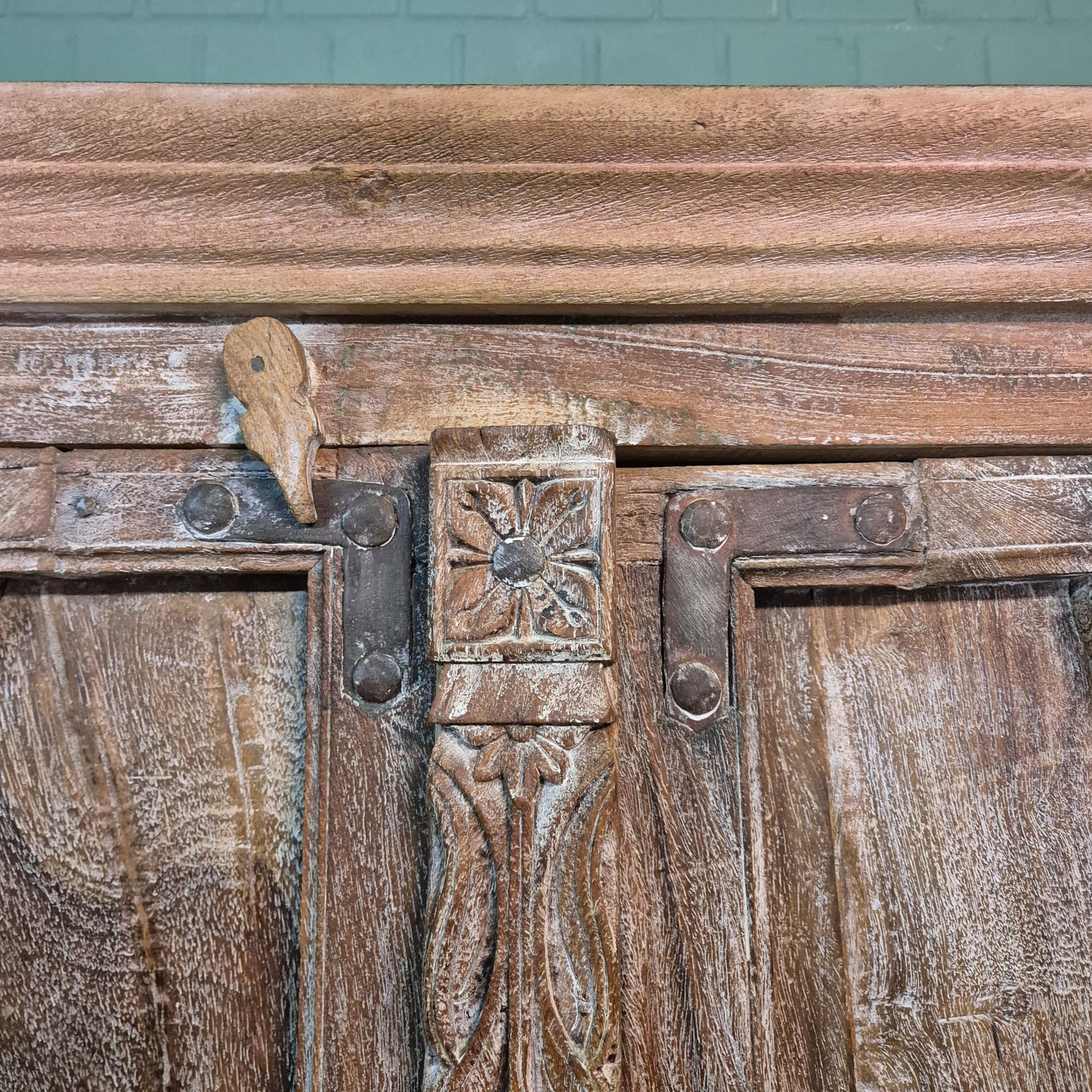 Cabinet Teak Shabby-Chic 1,08 m - Image 15