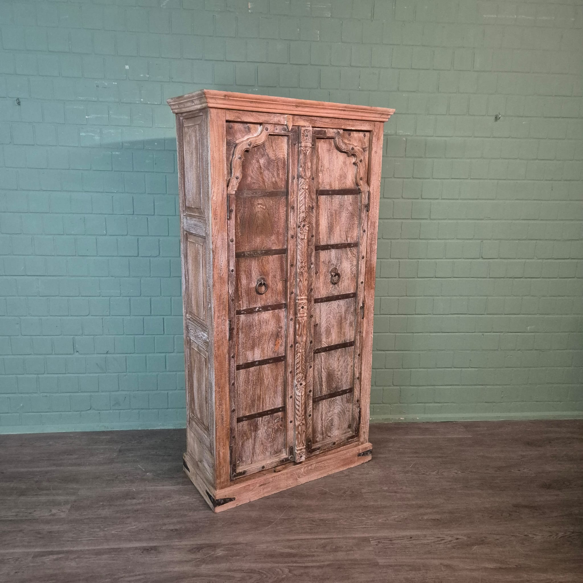 Cabinet Teak Shabby-Chic 1,08 m - Image 4