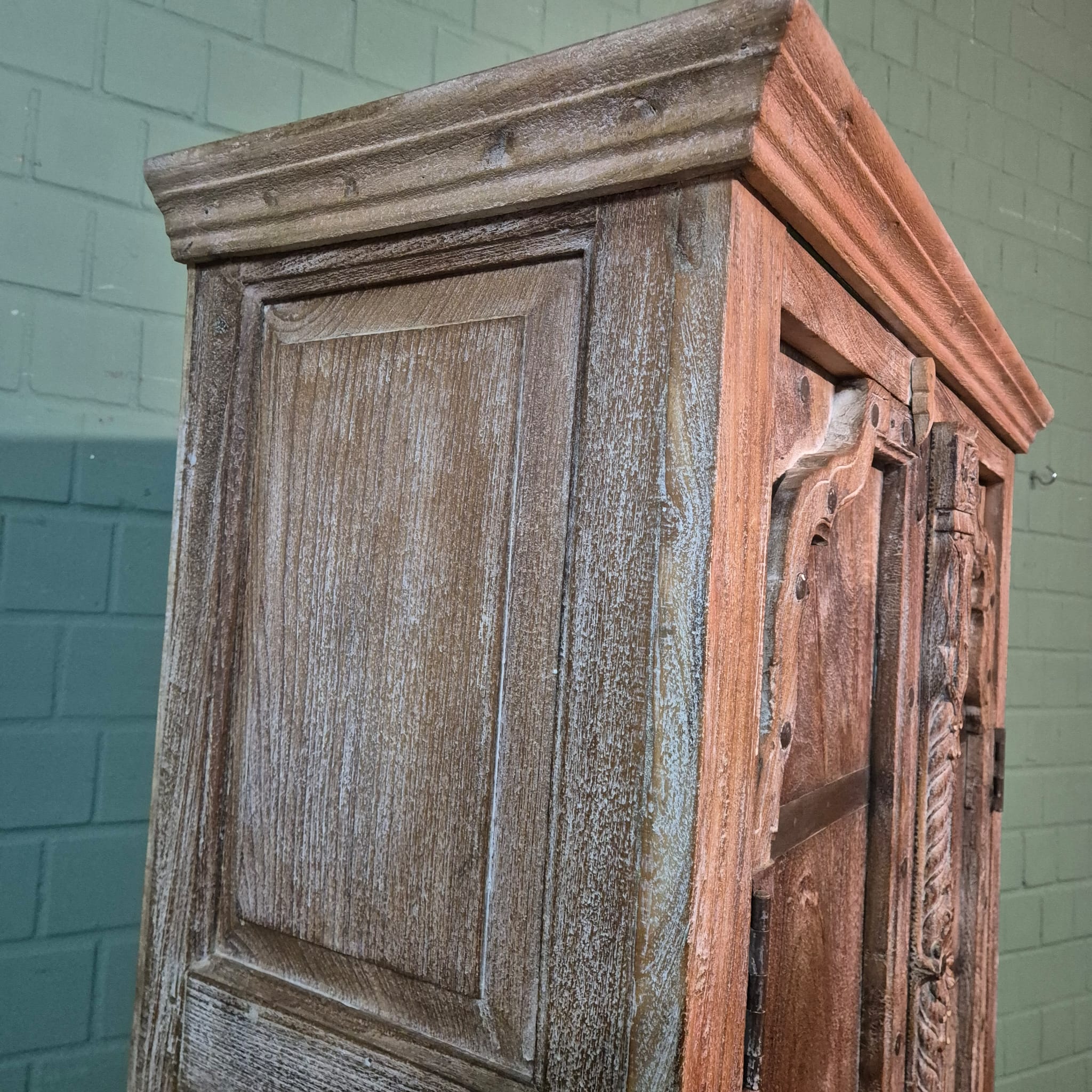 Cabinet Teak Shabby-Chic 1,08 m - Image 7