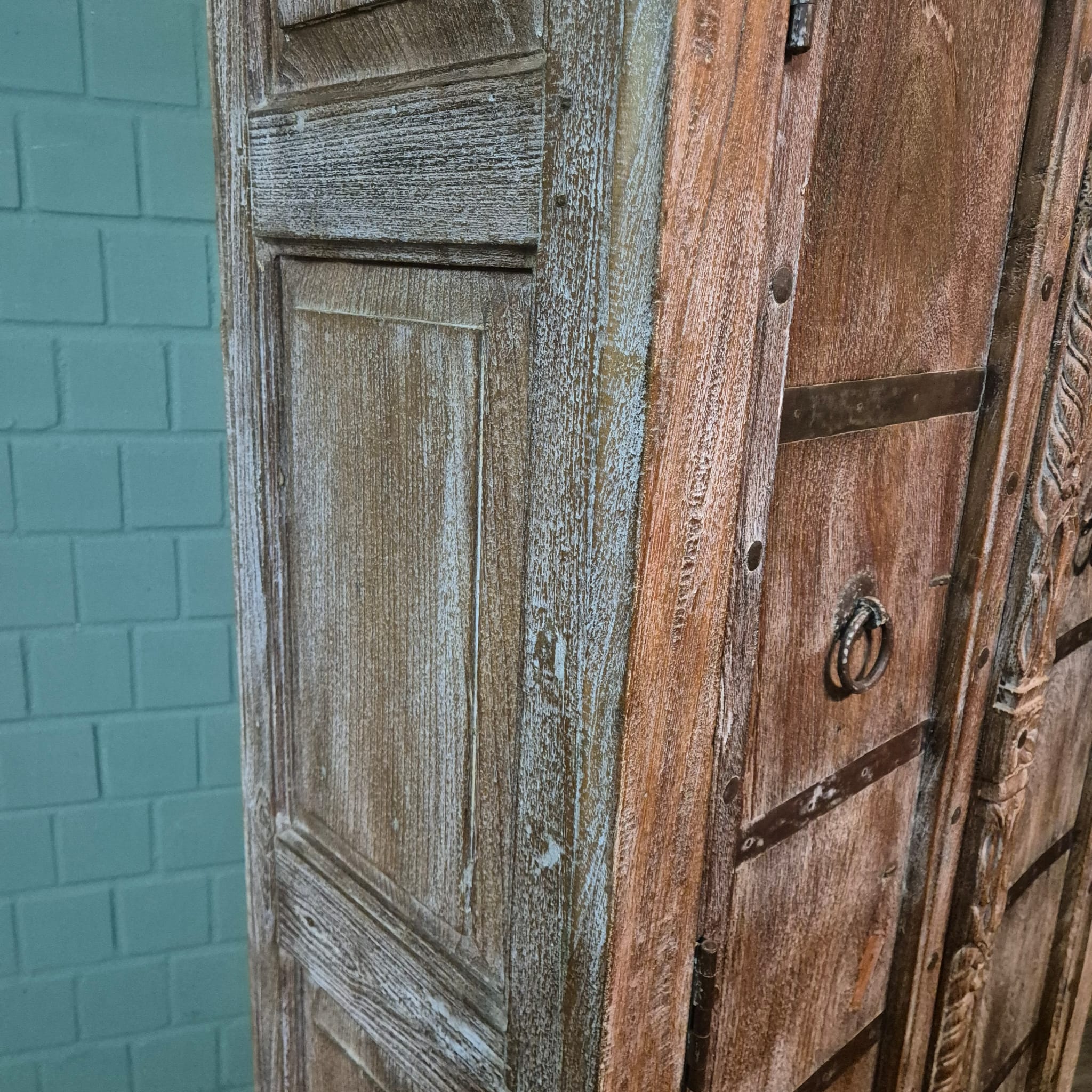 Cabinet Teak Shabby-Chic 1,08 m - Image 9