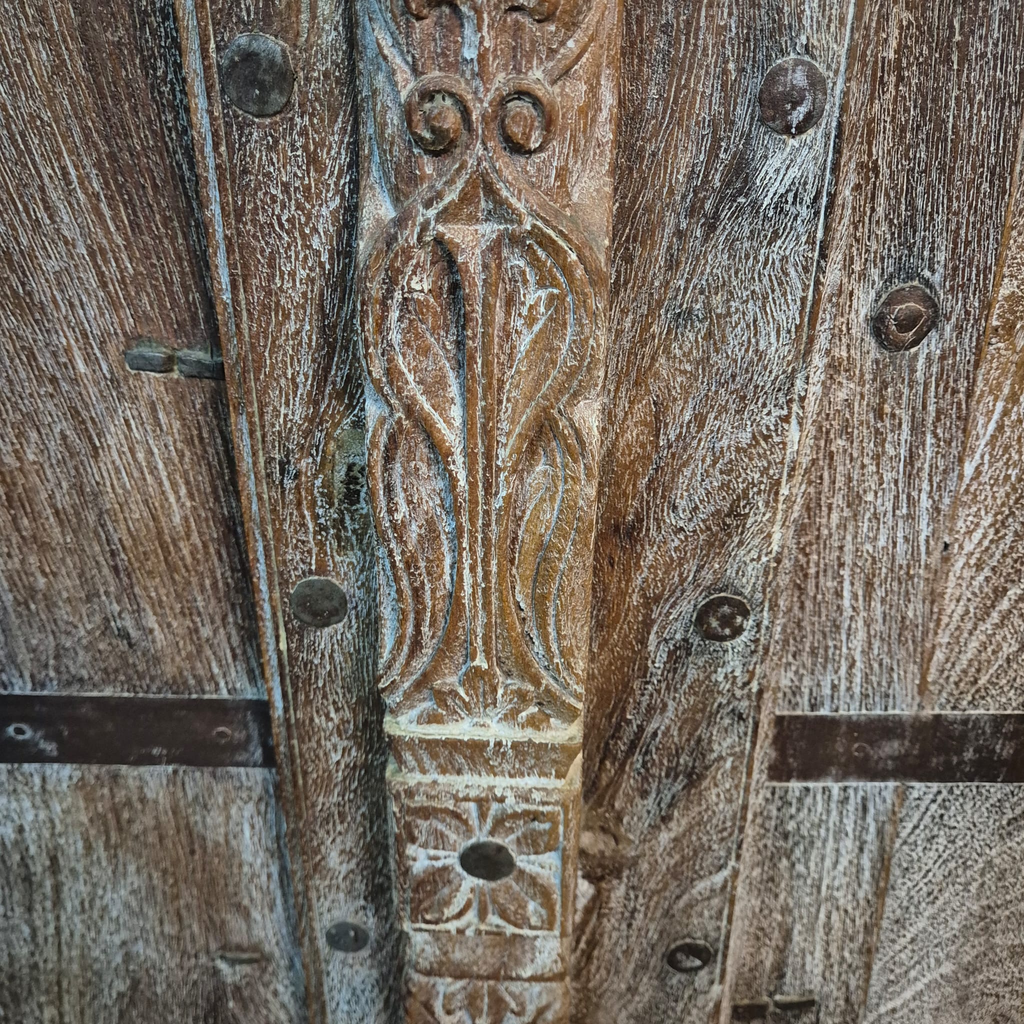 Cabinet Teak Shabby-Chic 1,08 m - Image 11