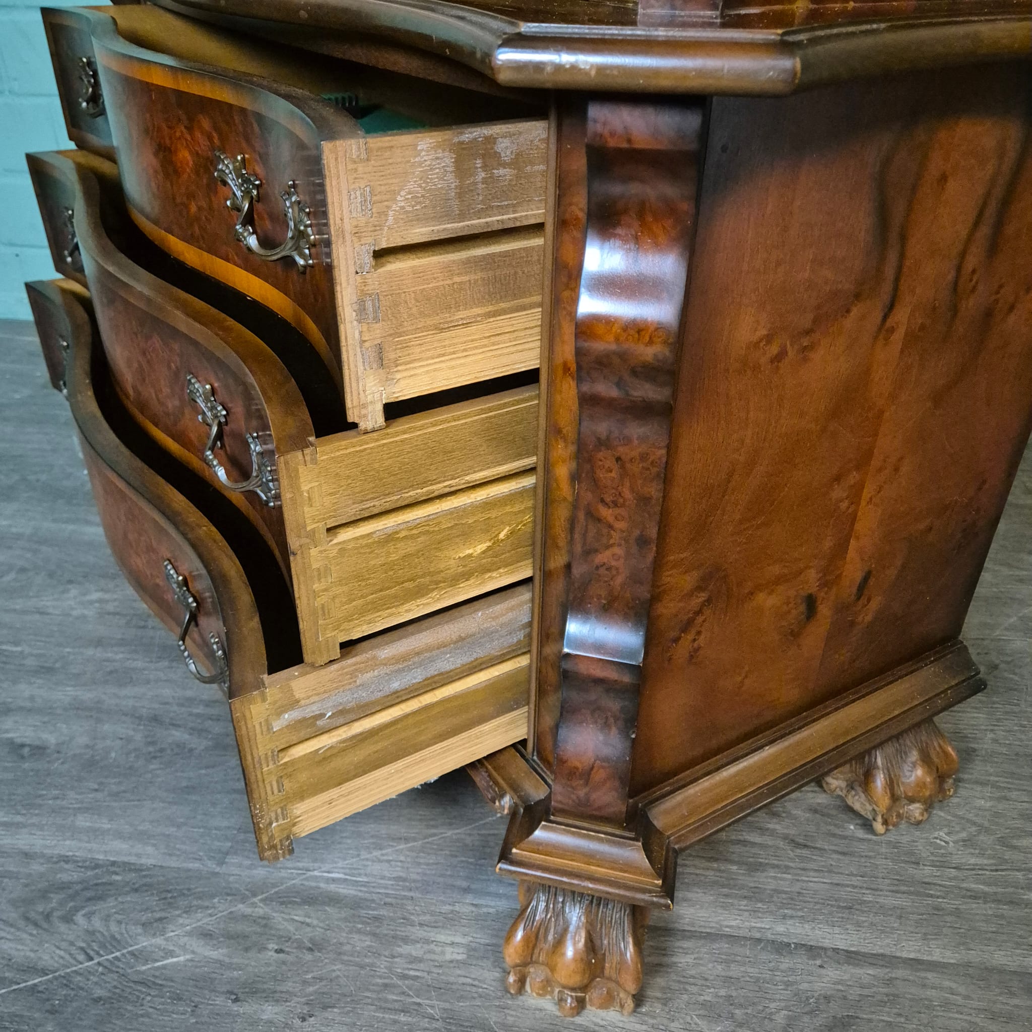 Display Cabinet Neo-baroque Walnut 1,12 m - Image 17