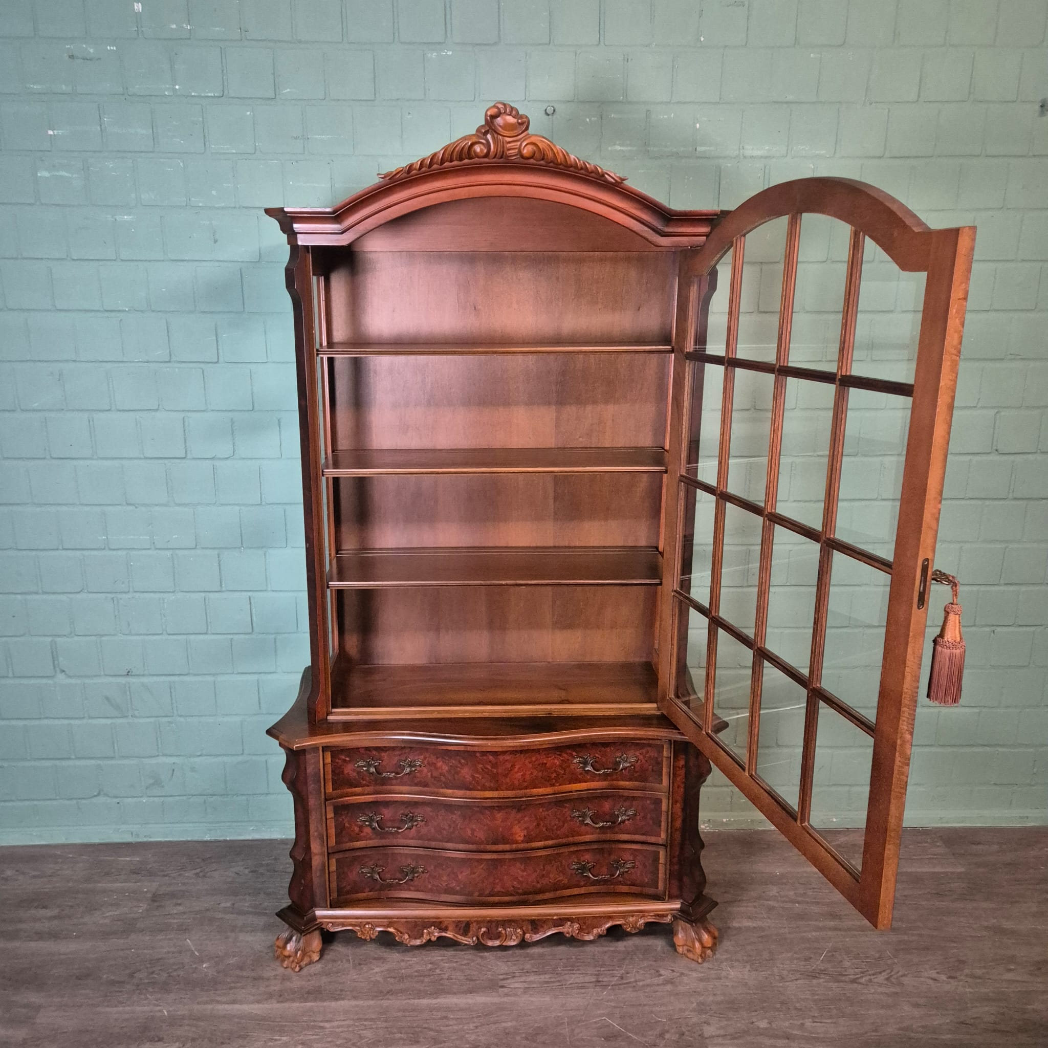Display Cabinet Neo-baroque Walnut 1,12 m - Image 13
