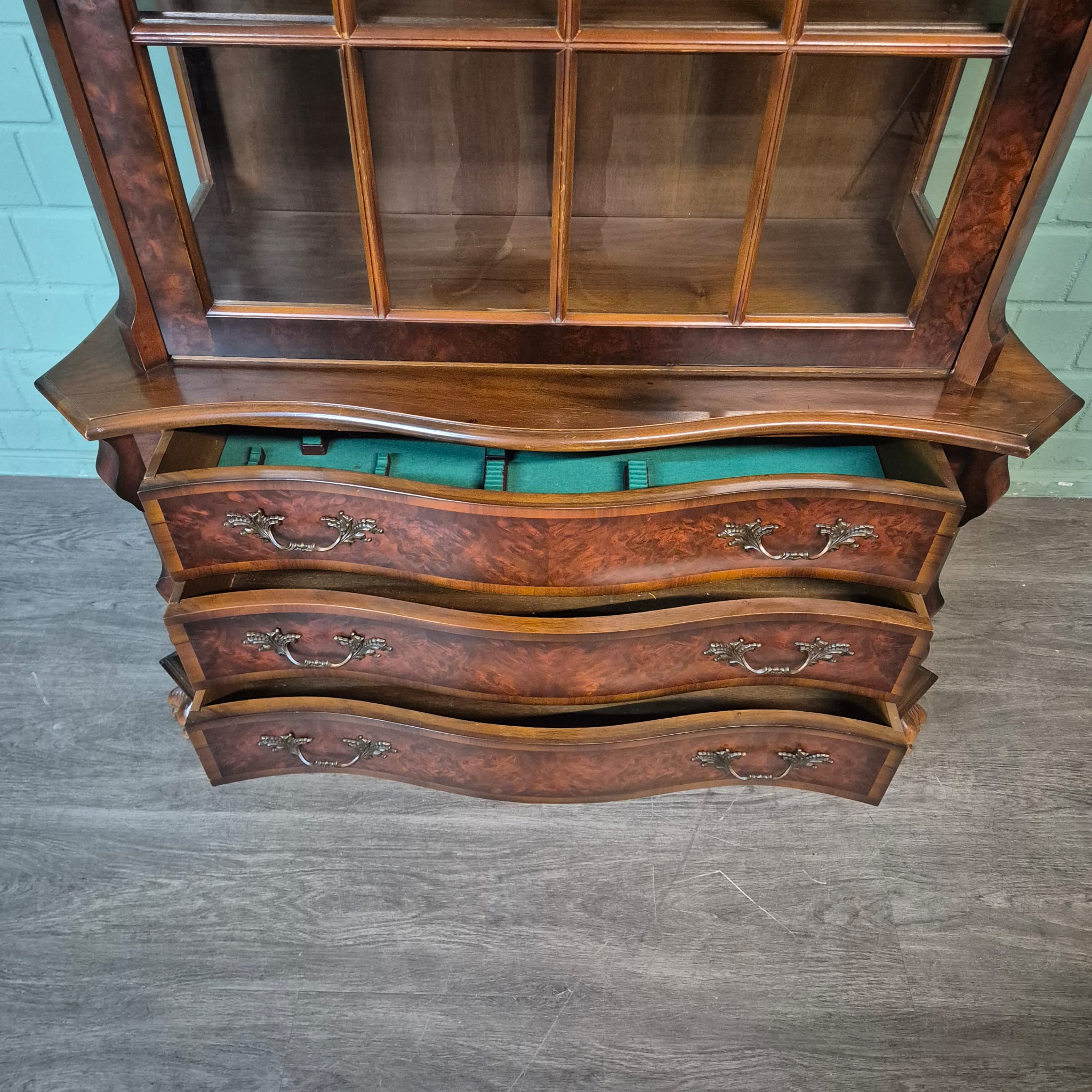 Display Cabinet Neo-baroque Walnut 1,12 m - Image 18