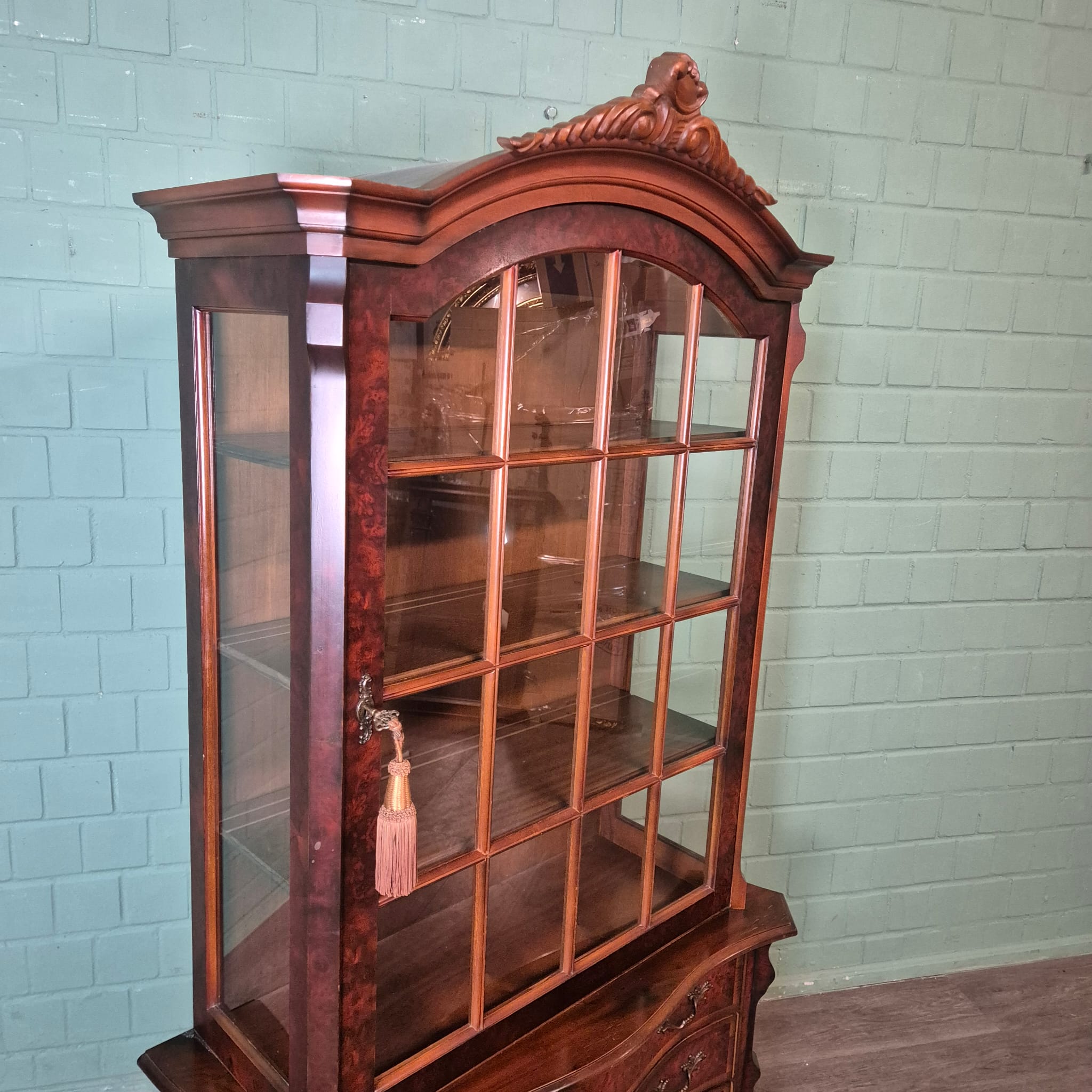 Display Cabinet Neo-baroque Walnut 1,12 m - Image 5