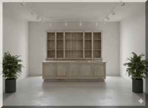 Cabinet & sales counter Chloe 3.00 m