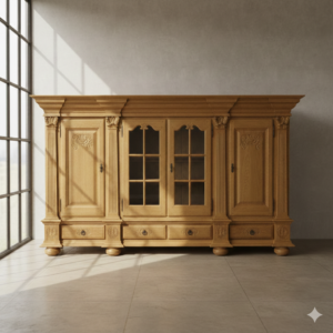 Display cabinet Schrank Oak wood 3,07 m