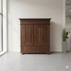 Wardrobe Biedermeier 1834 Oak