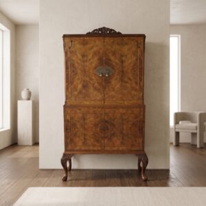 Cocktail Bar Cabinet Classic Modern 1950 Walnut