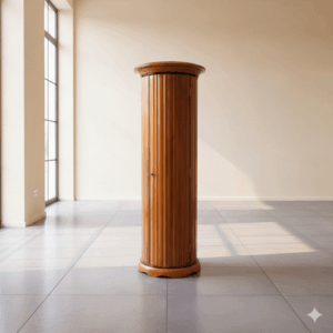 Drum Cabinet Art déco 1920 Walnut