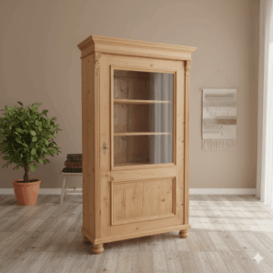 Display Cabinet Gründerzeit 1880 Pine