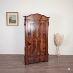 Corner Cabinet Biedermeier 1860 Mahogany