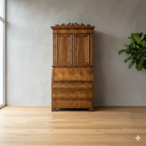 Secretaire Biedermeier 1850 Mahogany