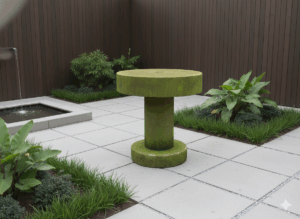 Garden table sandstone Ø 0.85 m