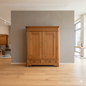 Wardrobe Biedermeier 1820 Oak