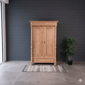 Wardrobe Gründerzeit 1880 Pine