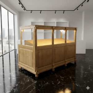 Counter with display case 2,04 m