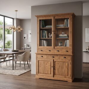 Display Cabinet Teak 1,32 m