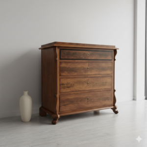 Chest of Drawers Louis Philippe 1860 Mahogany