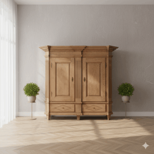 Wardrobe Empire 1790 Oak