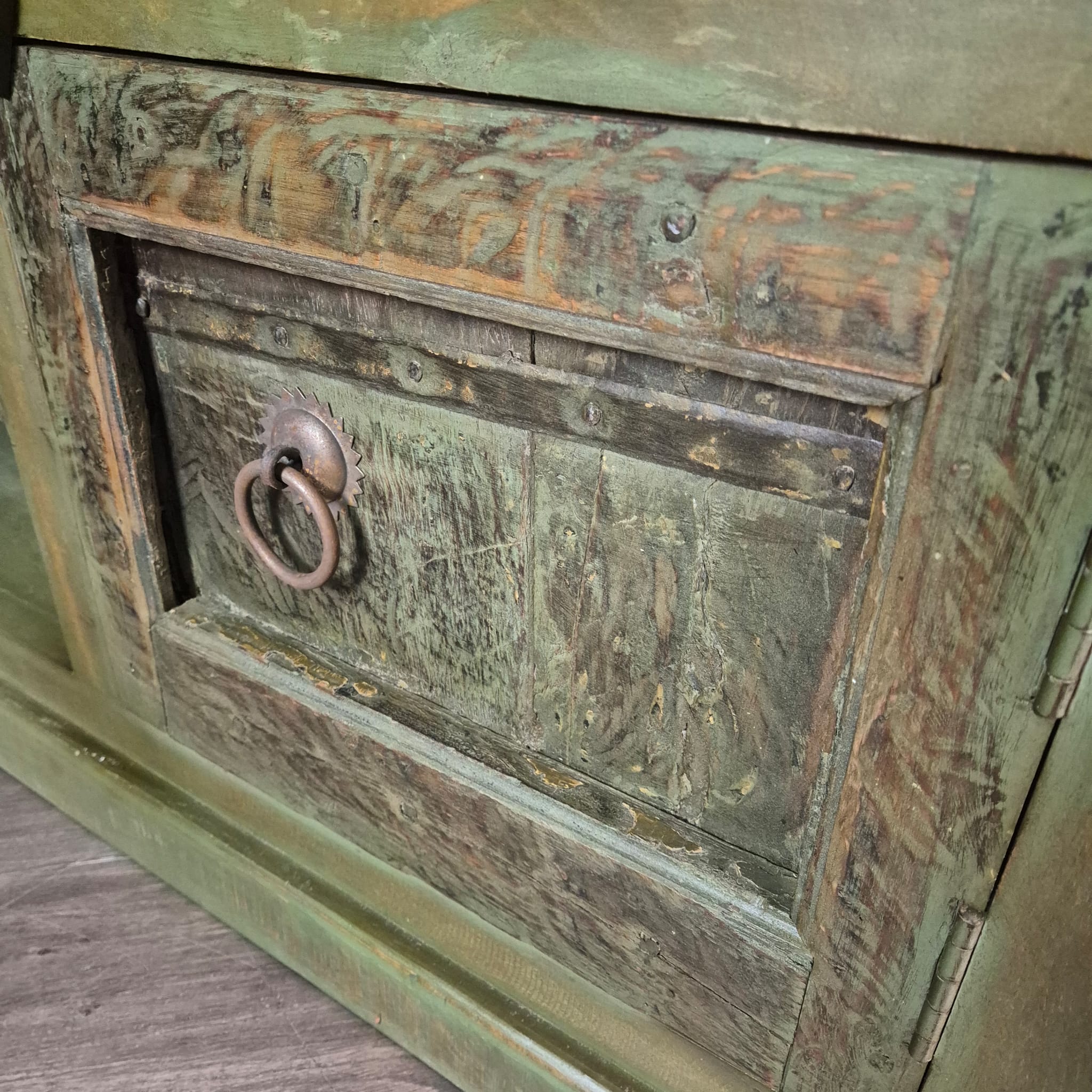 Lowboard TV Stand Teak 1.80 m - Image 7