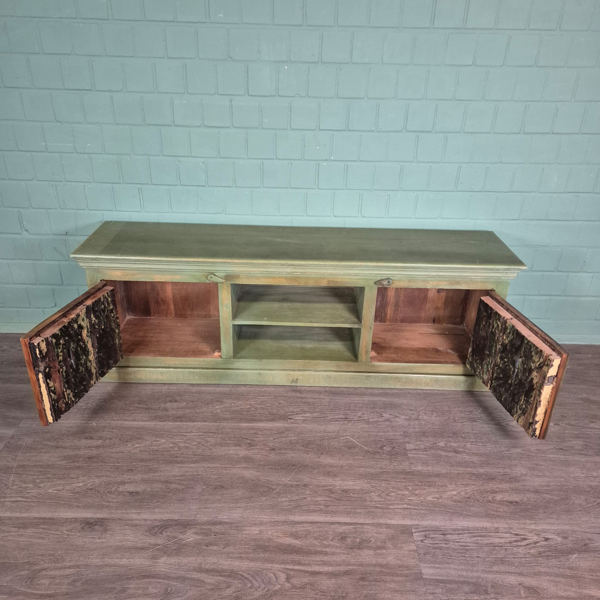 Lowboard TV Stand Teak 1.80 m - Image 9