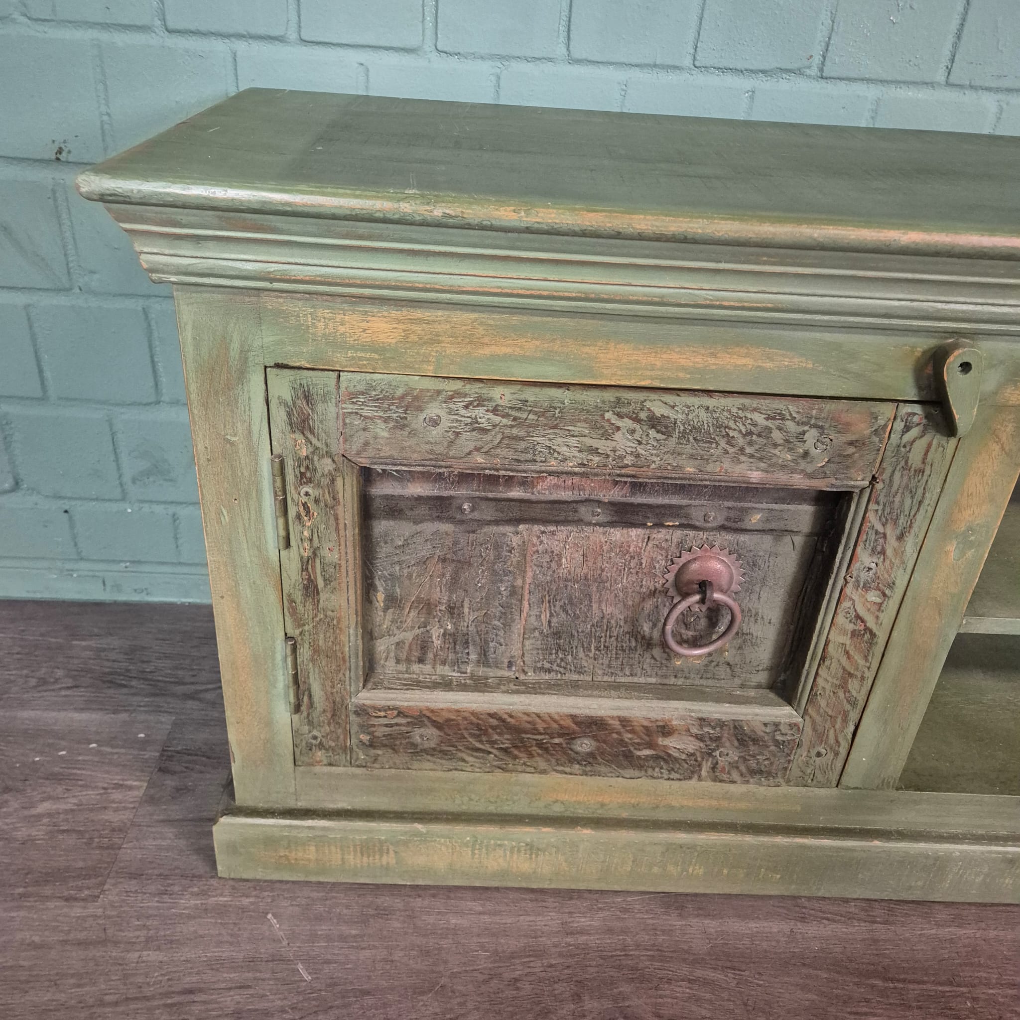 Lowboard TV Stand Teak 1.80 m - Image 6