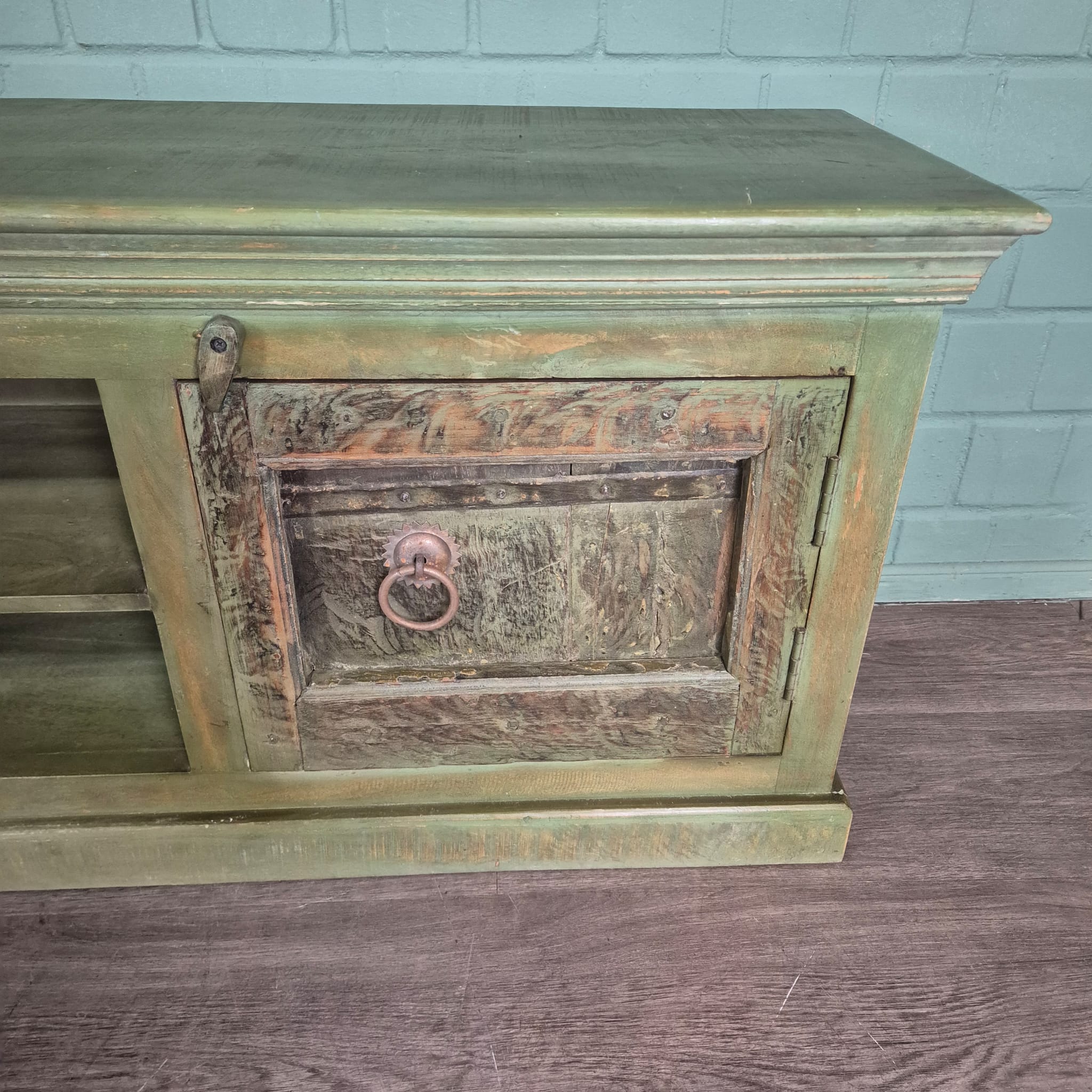 Lowboard TV Stand Teak 1.80 m - Image 8