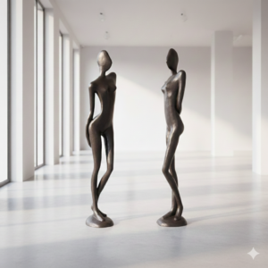 Decorative Sculpture Set Women 1.80 m Bronze