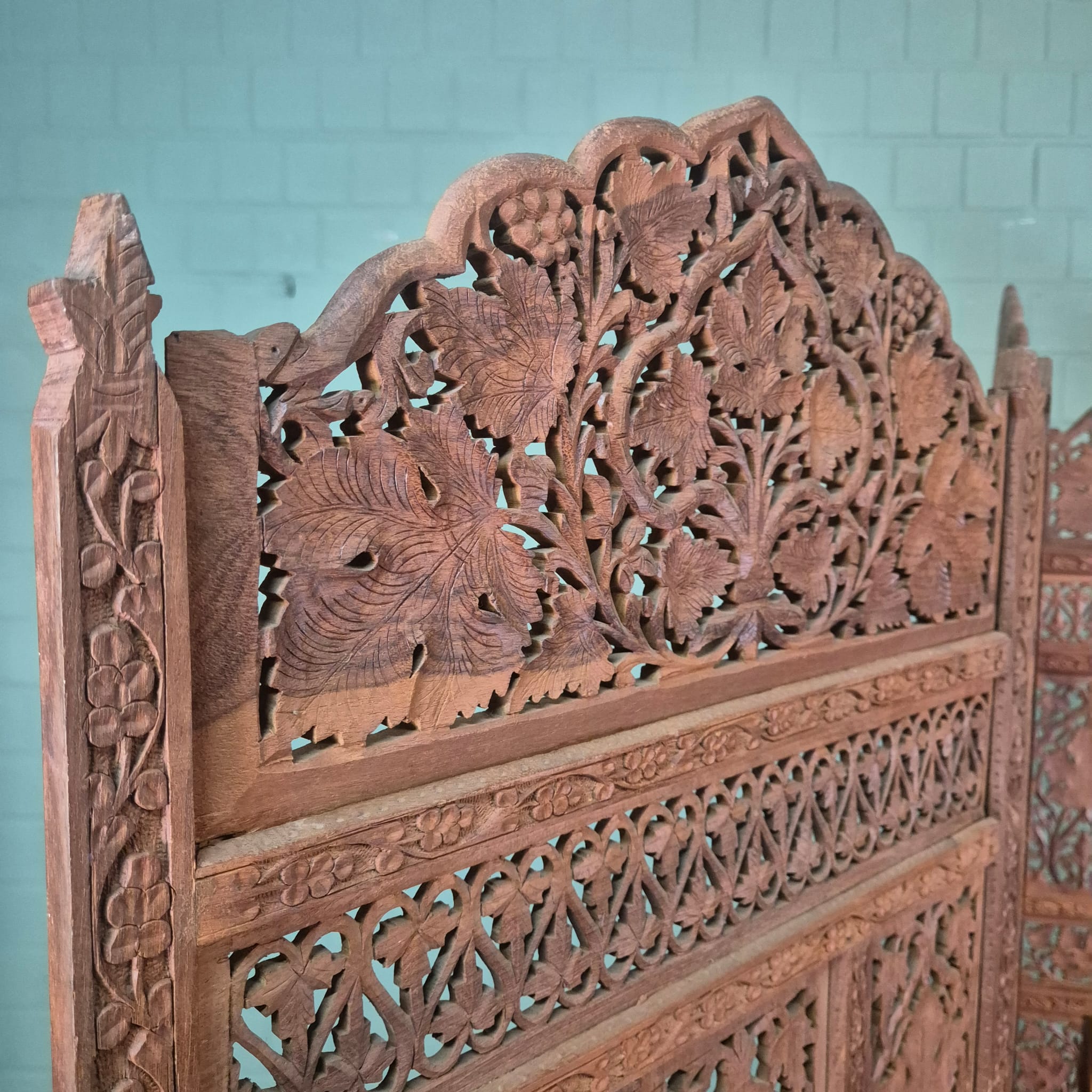 Room Divider Teak 2,00 m x 1,90 m - Image 6