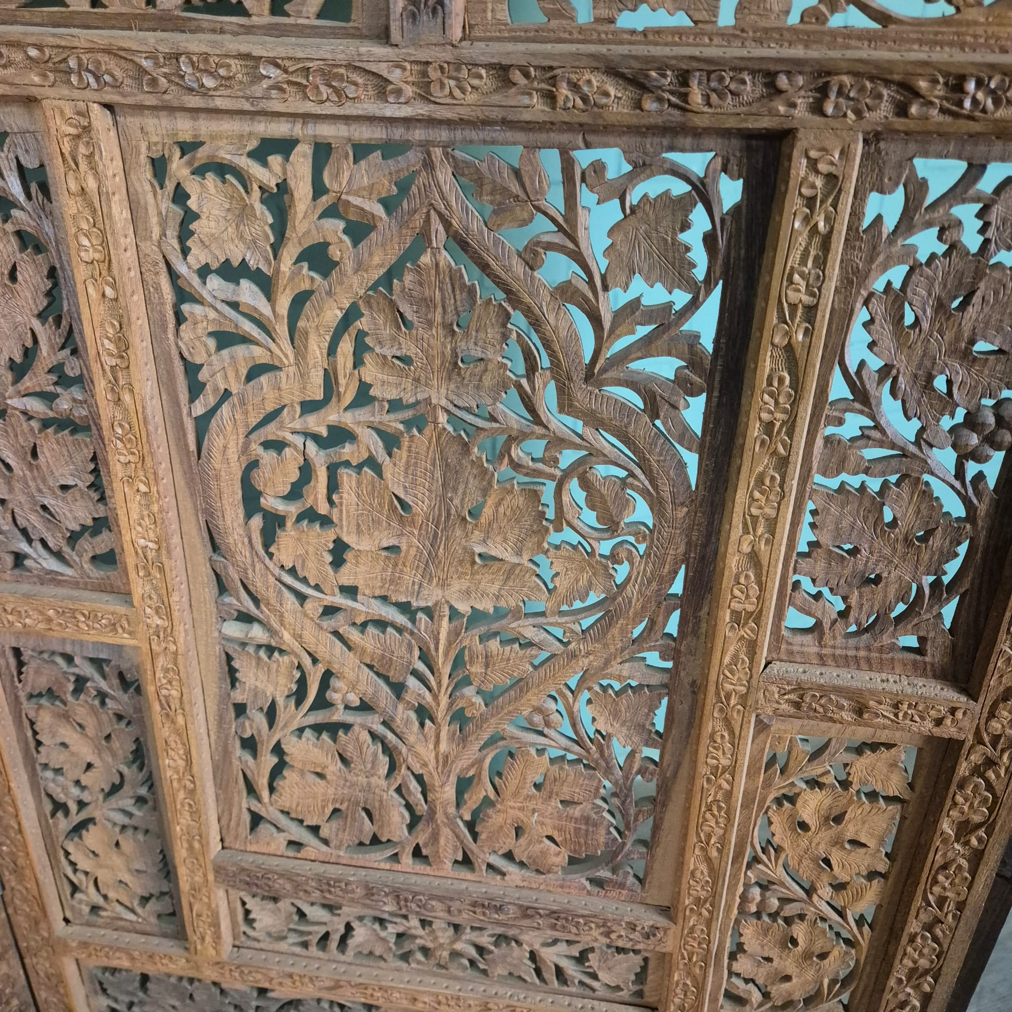 Room Divider Teak 2,00 m x 1,90 m - Image 8