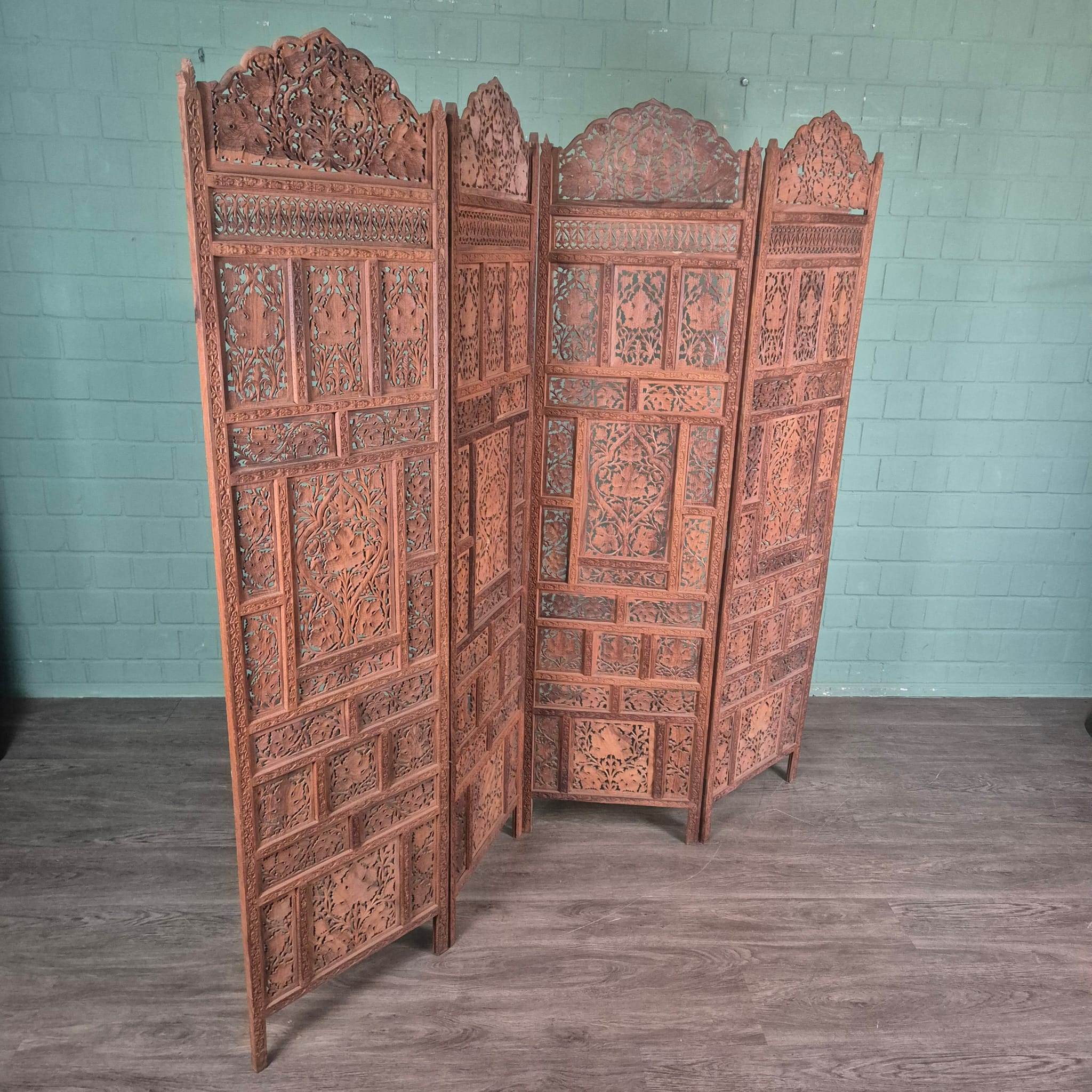 Room Divider Teak 2,00 m x 1,90 m - Image 4