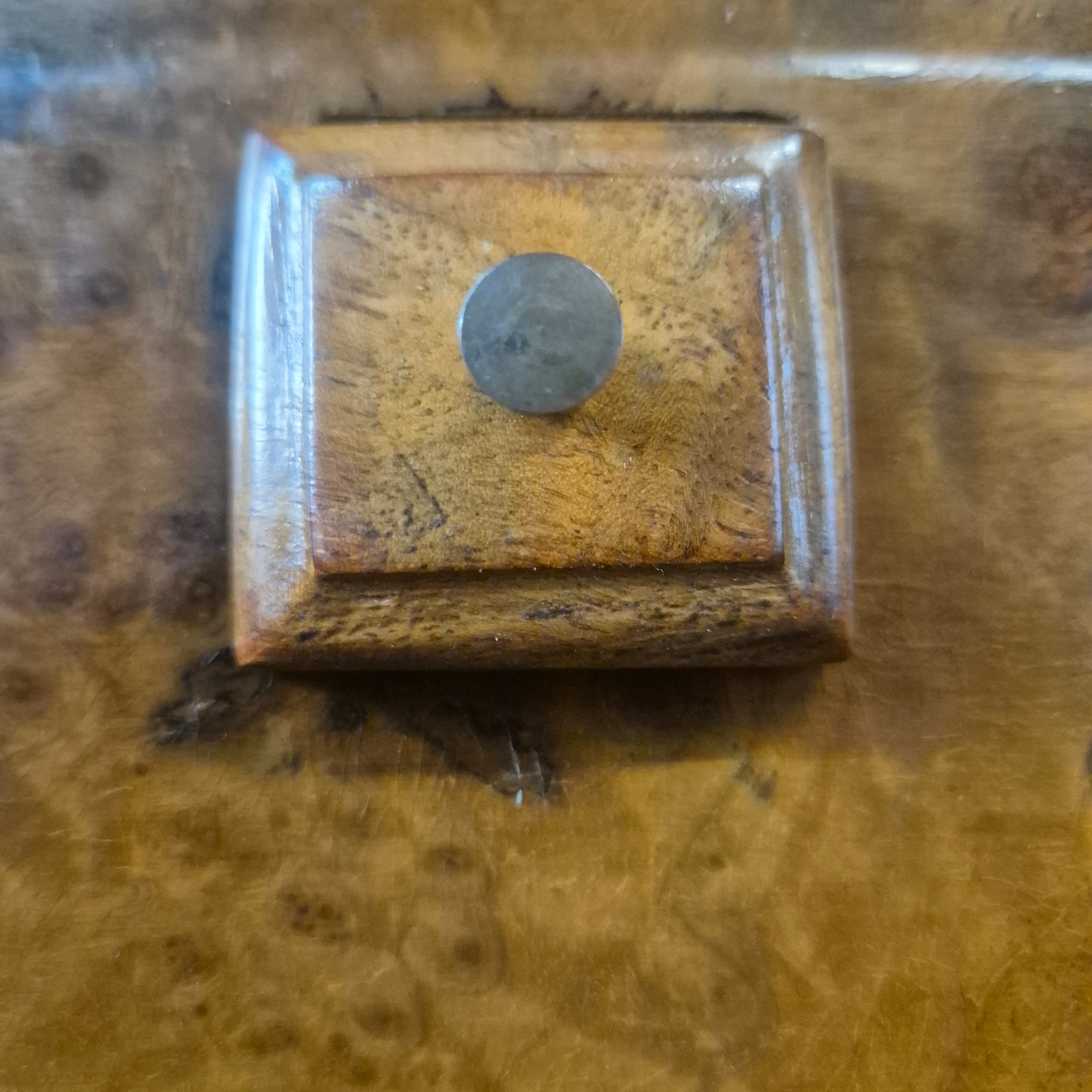 Secretary Neo-baroque 1930 Walnut - Image 12