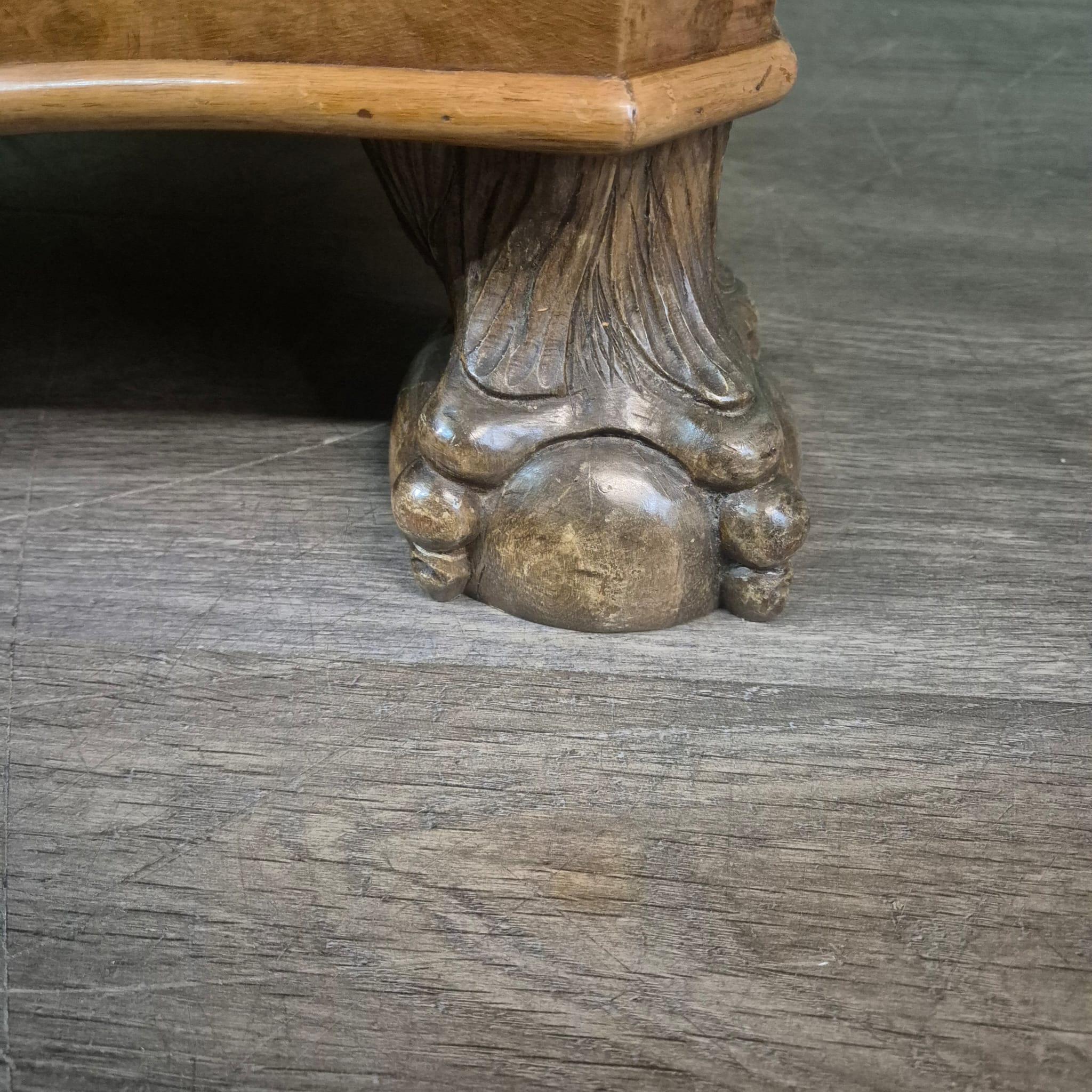 Secretary Neo-baroque 1930 Walnut - Image 23