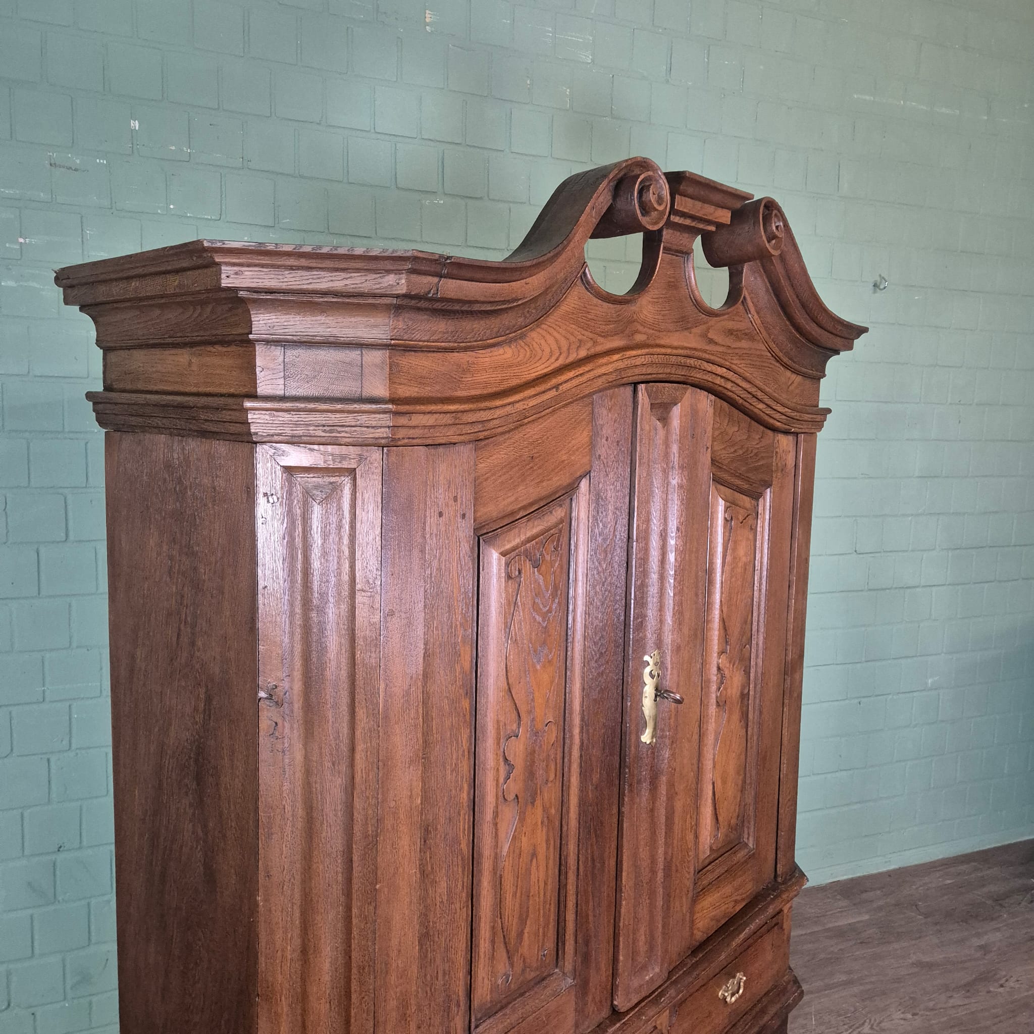 Wardrobe Baroque 1760 Oak - Image 6