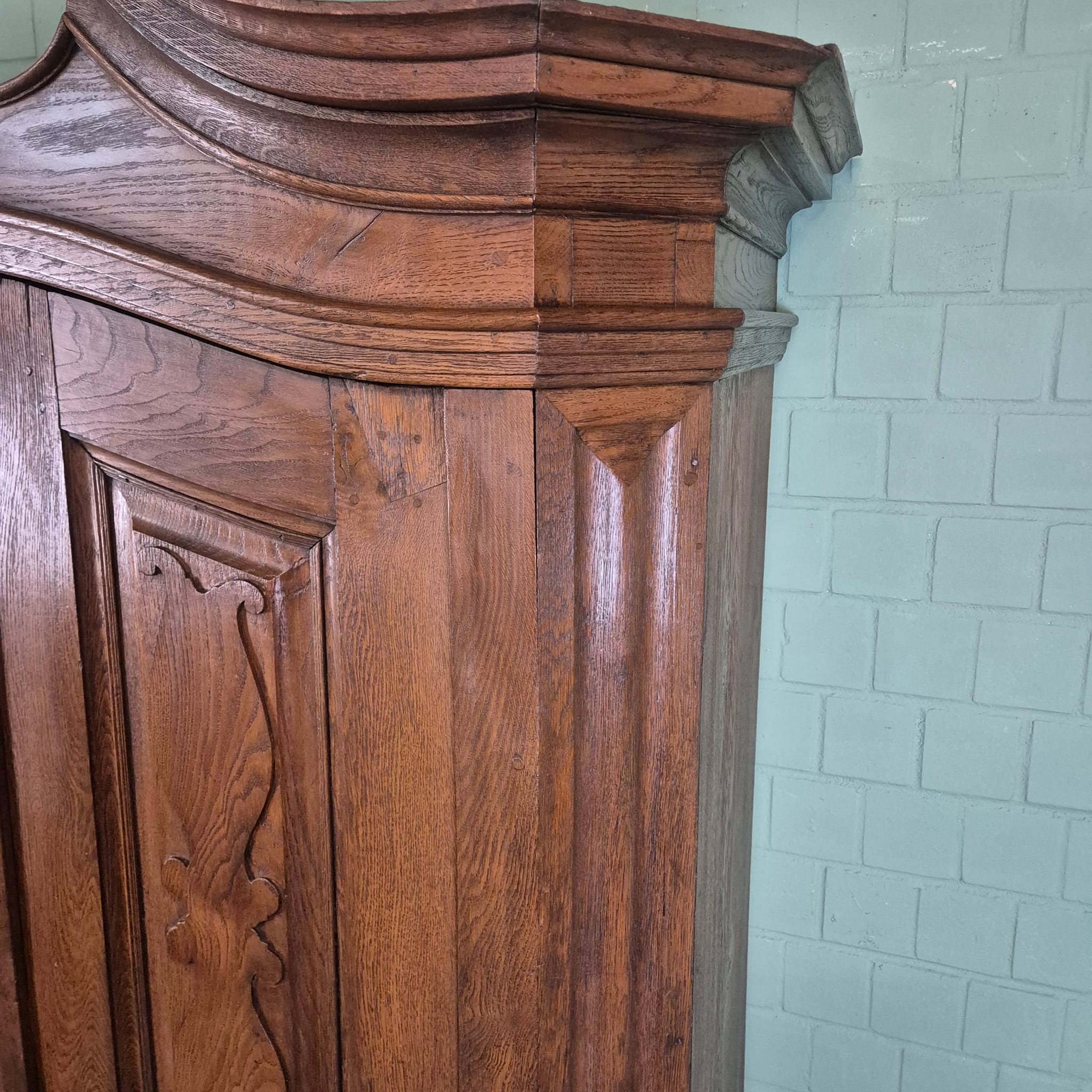 Wardrobe Baroque 1760 Oak - Image 12