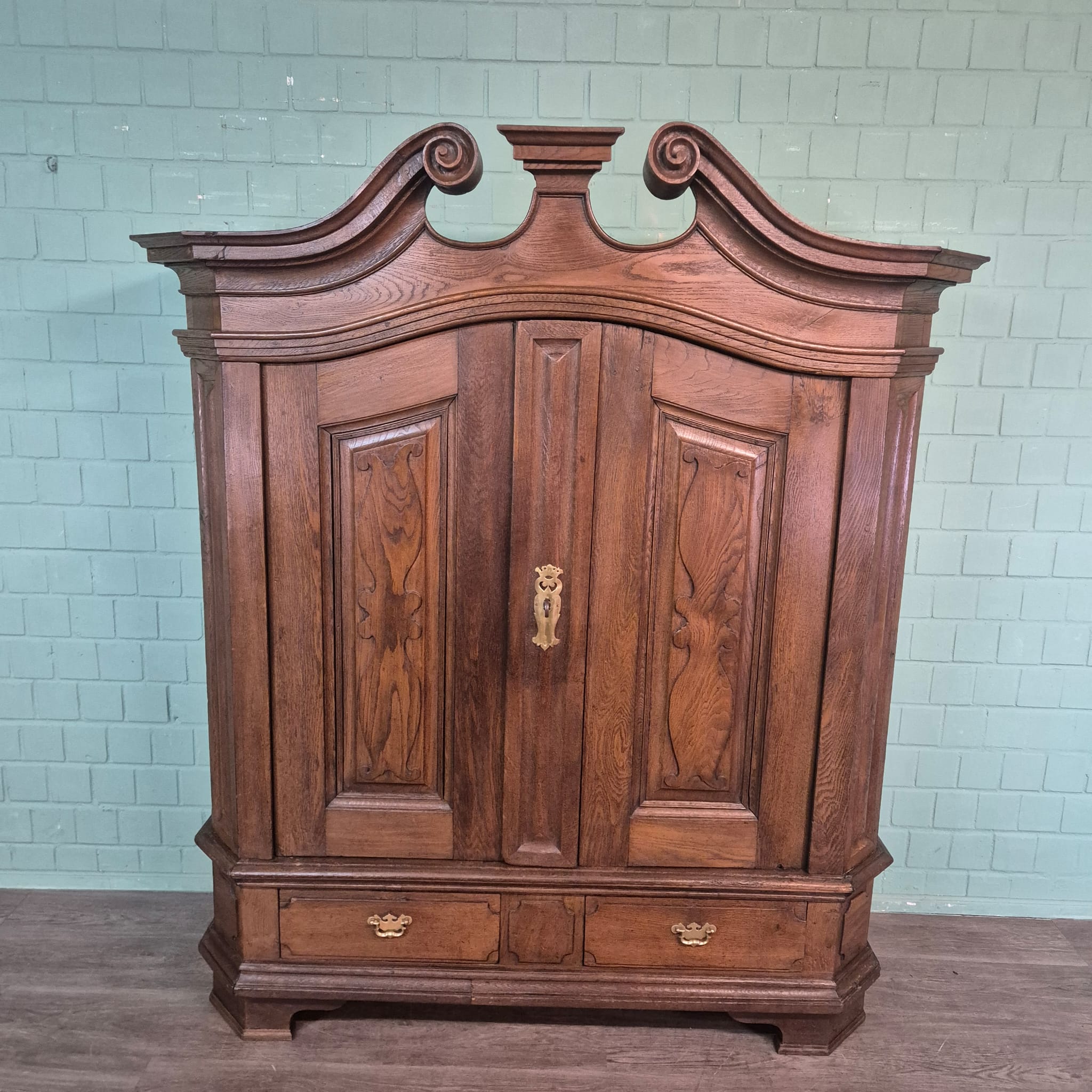 Wardrobe Baroque 1760 Oak - Image 3