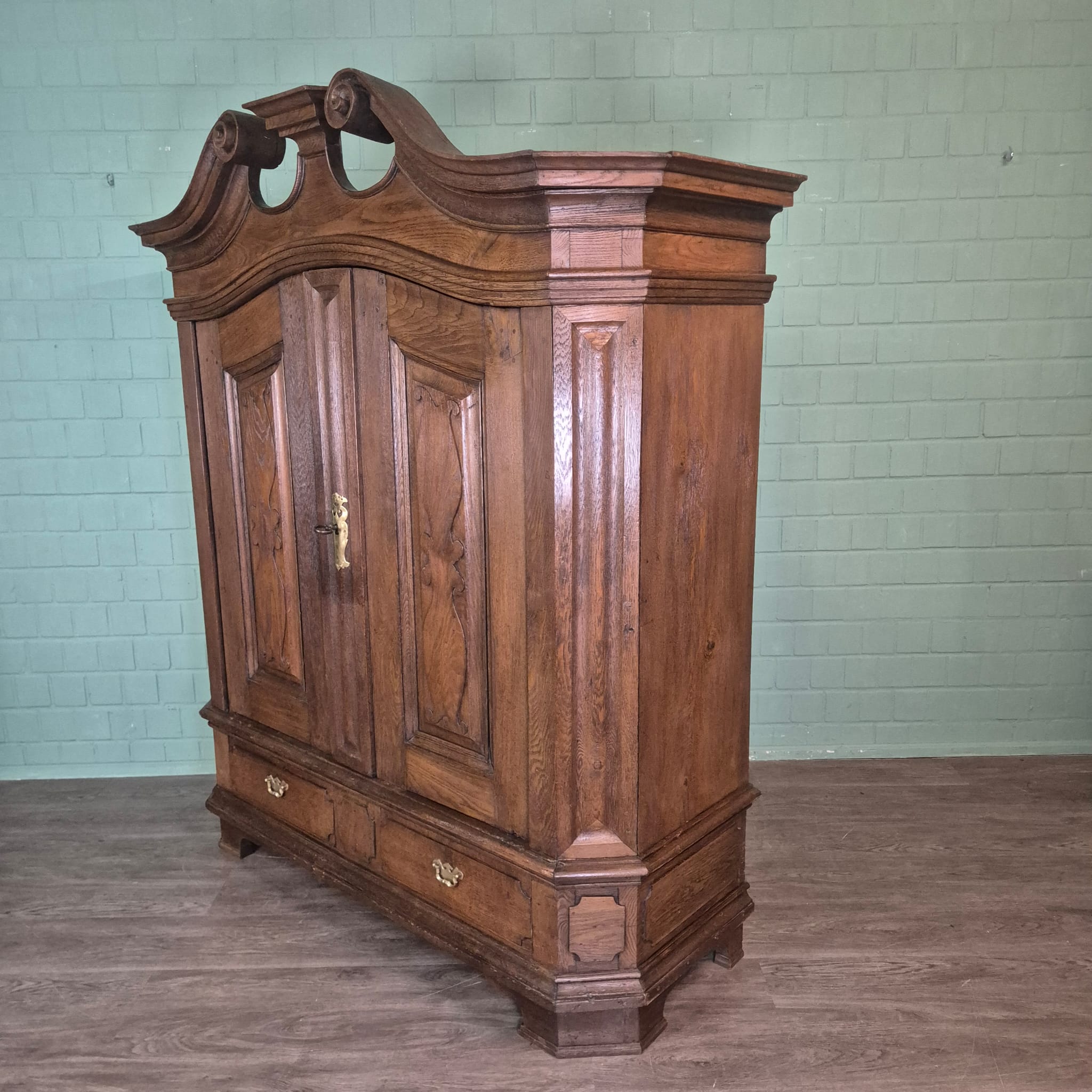 Wardrobe Baroque 1760 Oak - Image 5