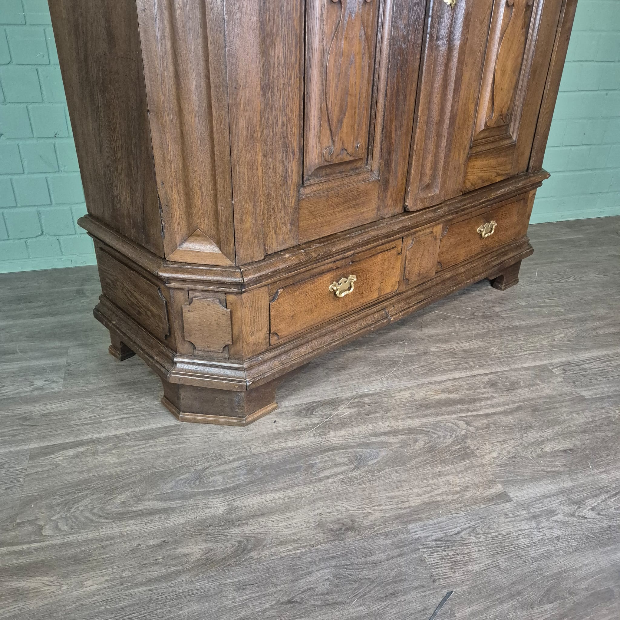 Wardrobe Baroque 1760 Oak - Image 8