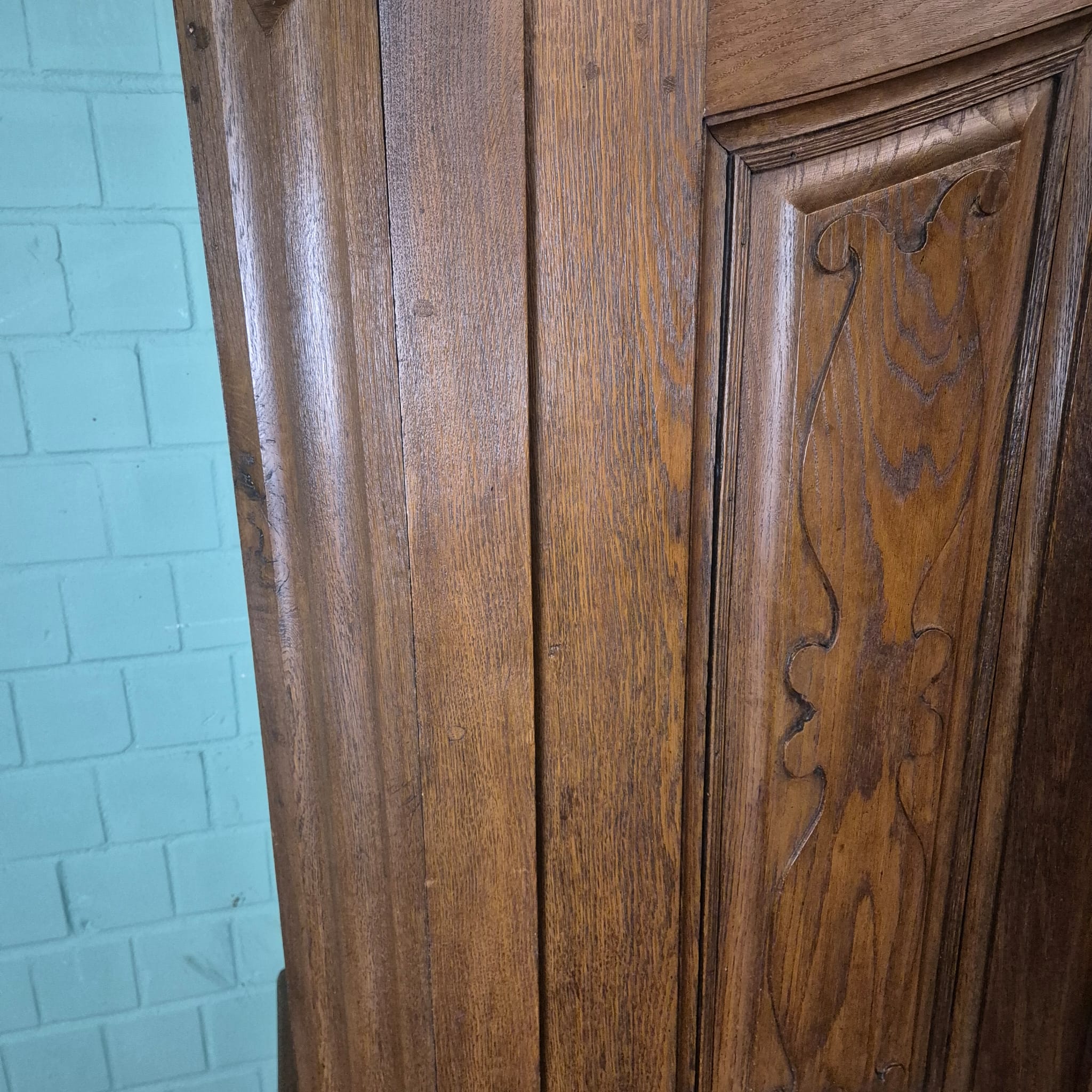 Wardrobe Baroque 1760 Oak - Image 7
