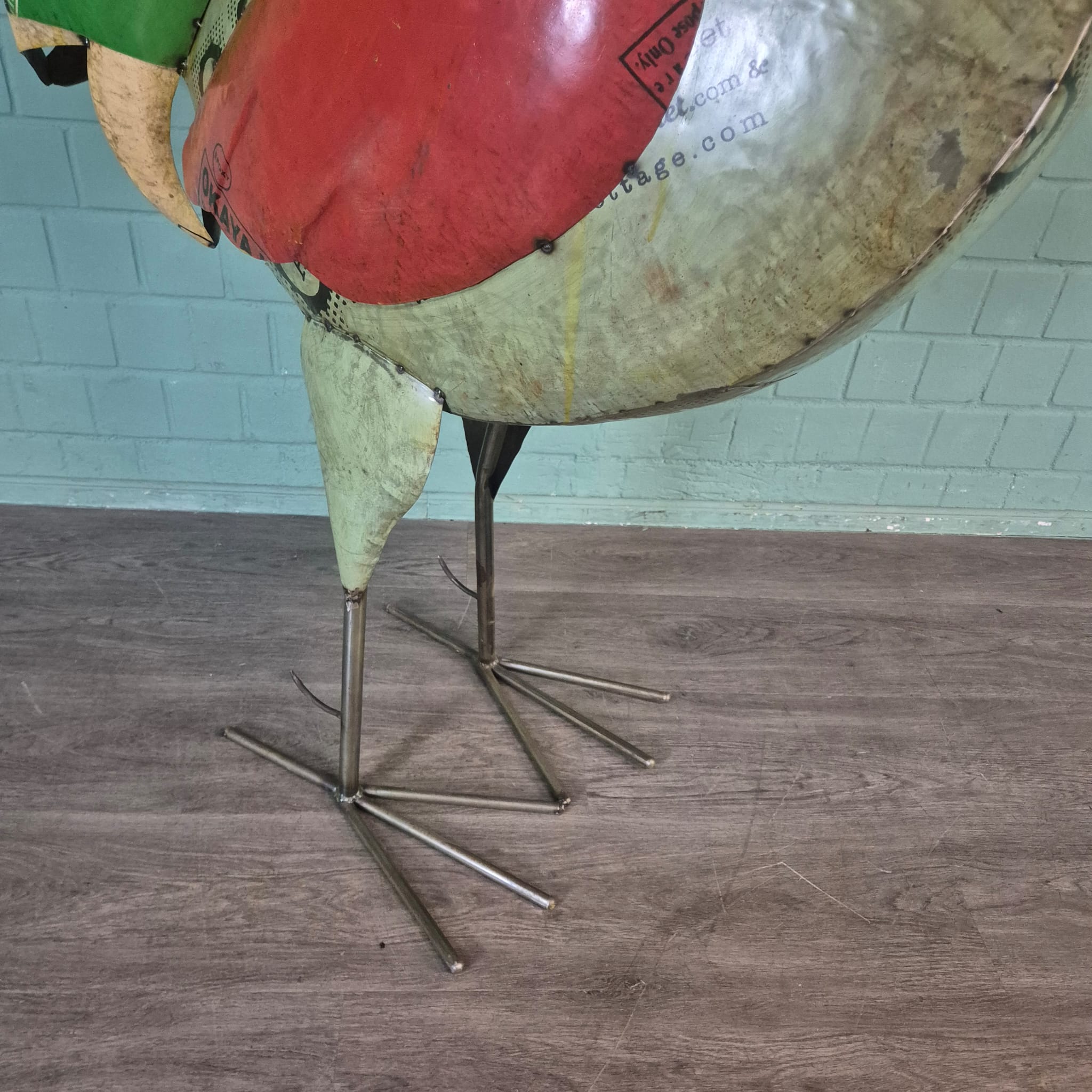 1.760 / 5.000 Decorative Rooster Tin 1.83 m - Image 14