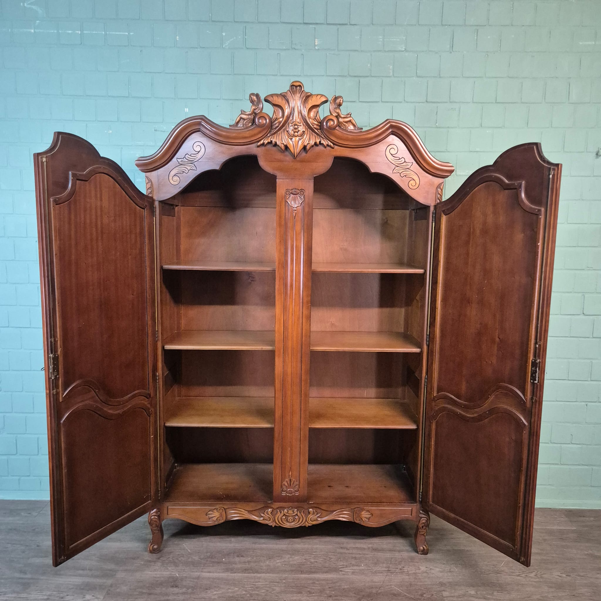 Wardrobe Neo-baroque Mahogany - Image 17