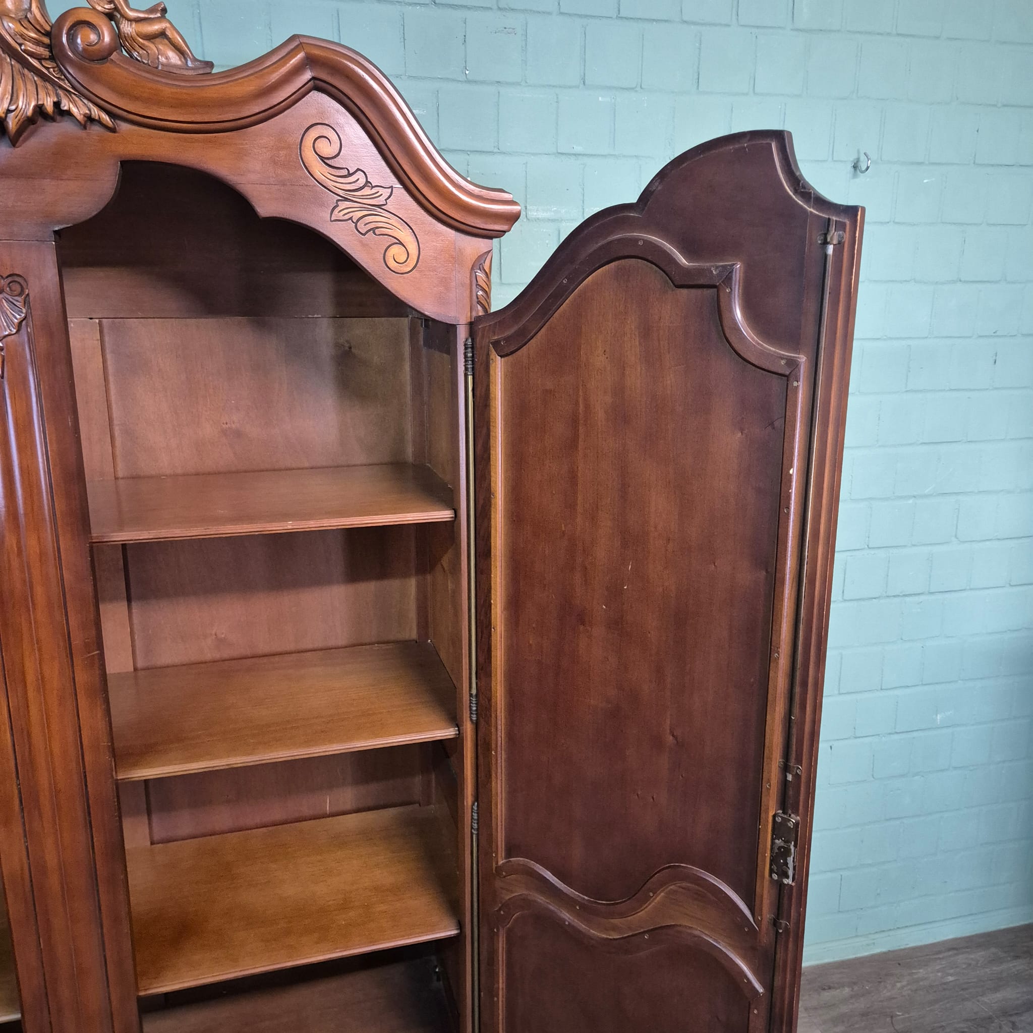 Wardrobe Neo-baroque Mahogany - Image 19