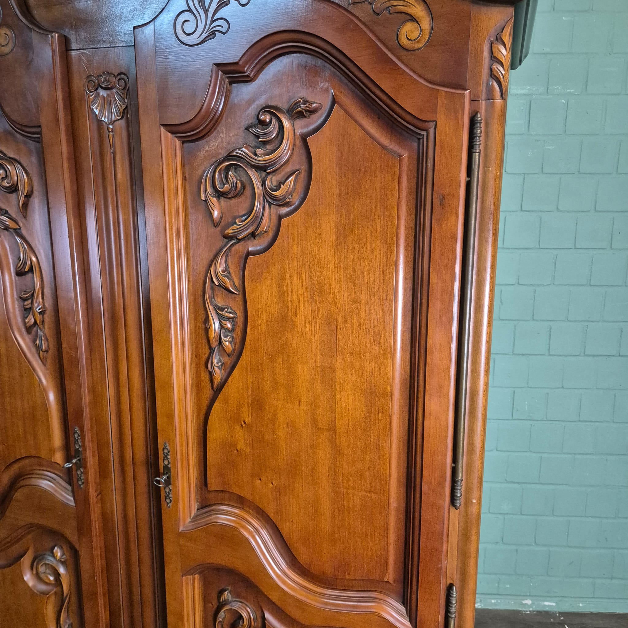 Wardrobe Neo-baroque Mahogany - Image 11