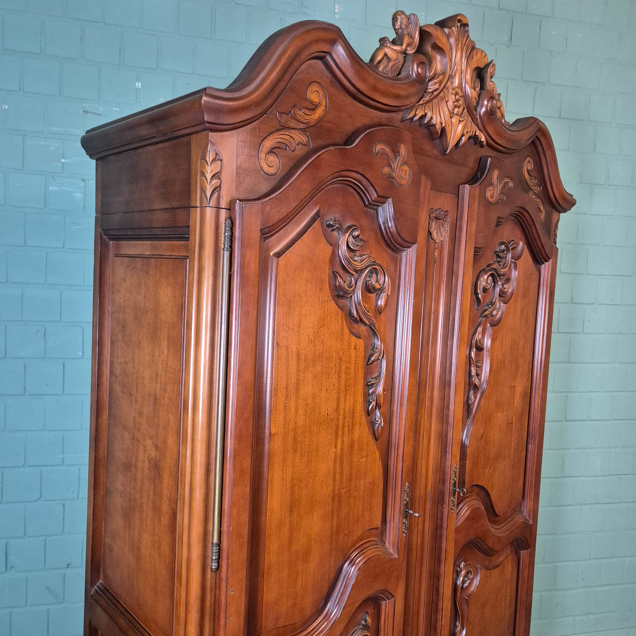 Wardrobe Neo-baroque Mahogany - Image 7