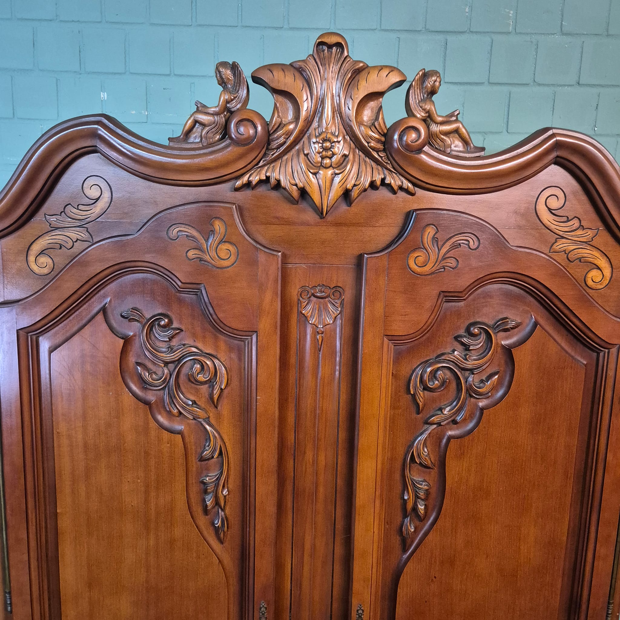 Wardrobe Neo-baroque Mahogany - Image 10